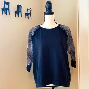 Maison Scotch Sweatshirt Cotton Western Fringe